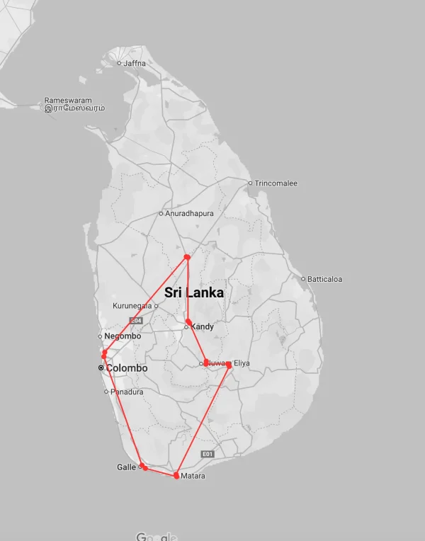 5 Days / 4 Nights Sri Lanka Tour Package