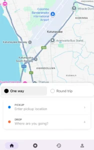 sri lanka taxi app